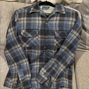 Pendleton Blue and Gray Checkered Shirt